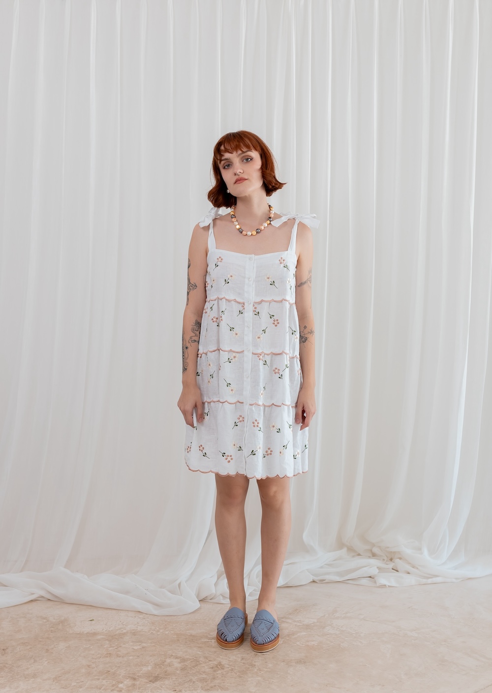 Vestido Barbara blanco